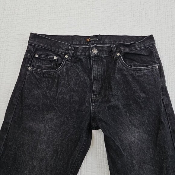 DC Denim Culture Jeans Men's 36x32 Black Fade Denim Skater Goth Grunge EUC LN - Picture 7 of 16